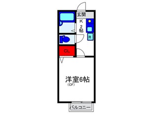 阪口ハイツの物件間取画像